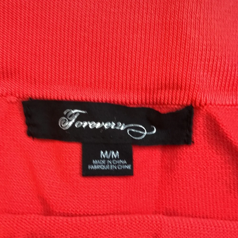 Coral colored mini skirt - Picture 3 of 5